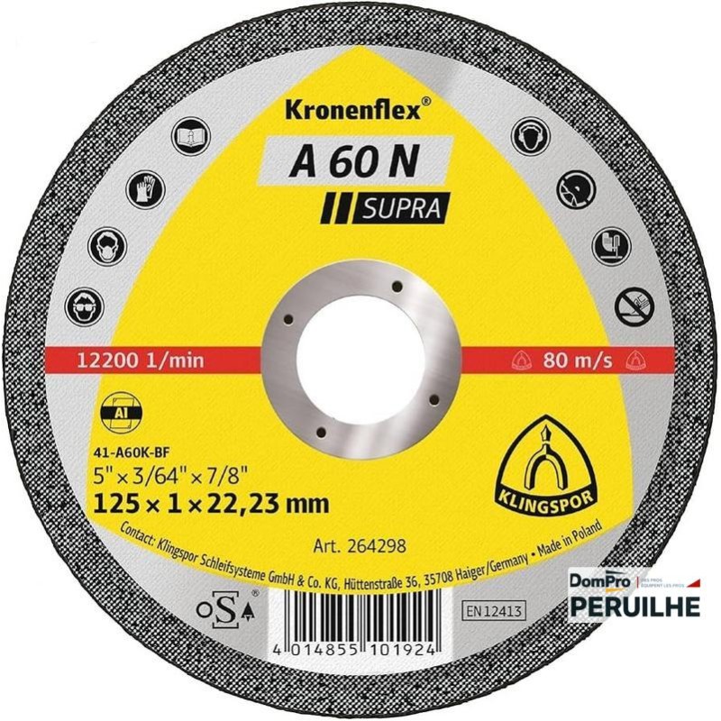 Disque spécial alu 125x1.2 | Peruilhe