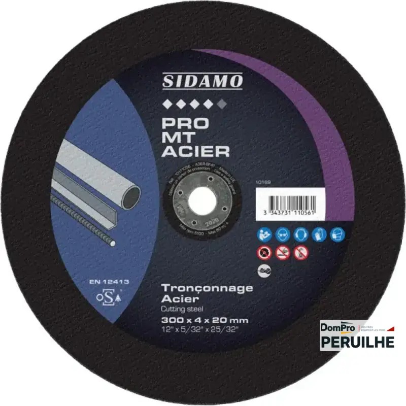 Disque tronçonner 300x4x20 A36 2RV | Peruilhe