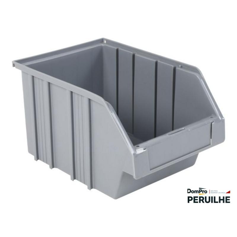 Bac de rangement éco 3L gris | Peruilhe