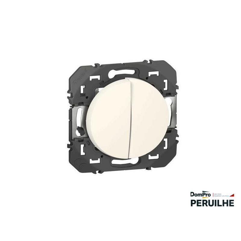 Double interrupteur ou va-et-vient 10AX 250V | Peruilhe