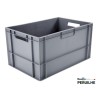 Bac palettisable 60L 600x400x320 mm gris | Peruilhe