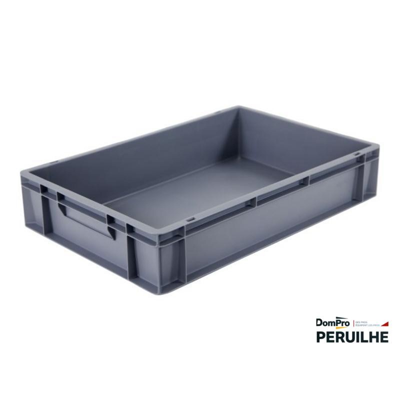 Bac plastique palettisable 600x400x120 mm 21L | Peruilhe