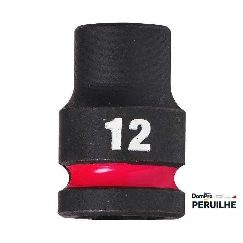 Douille Shockwave 1/2 HEX courte 12 mm | Peruilhe