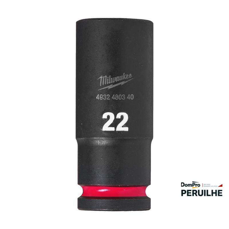 Douille Shockwave 1/2 HEX longue 22 mm | Peruilhe