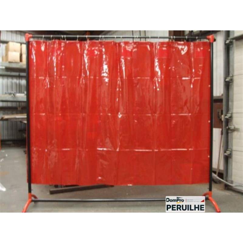 Écran atelier fixe 2050x2000 orange | Peruilhe