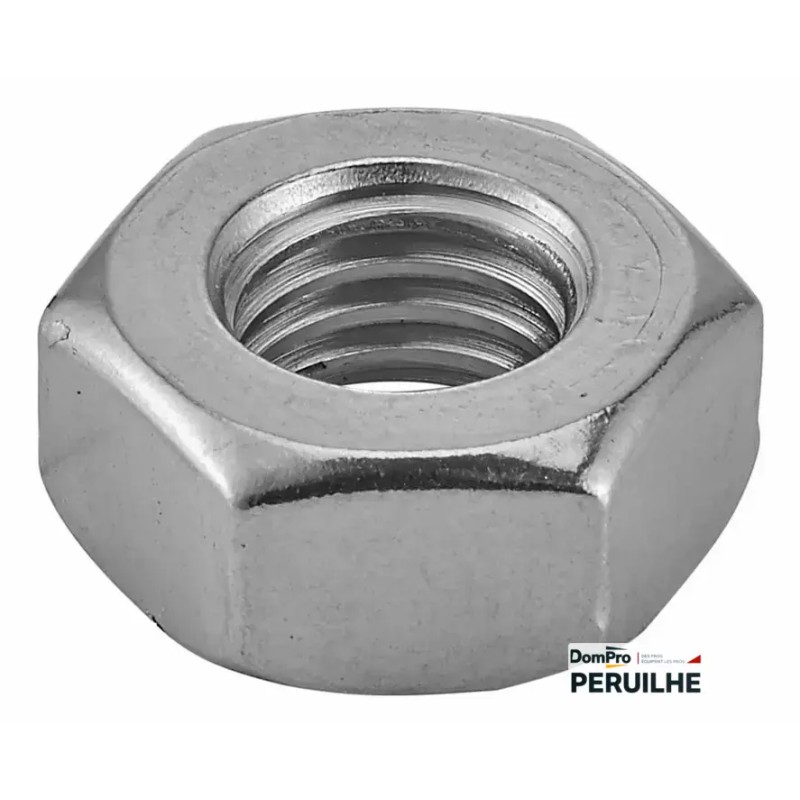 Écrou inox A2 27 mm DIN934 - Peruilhe