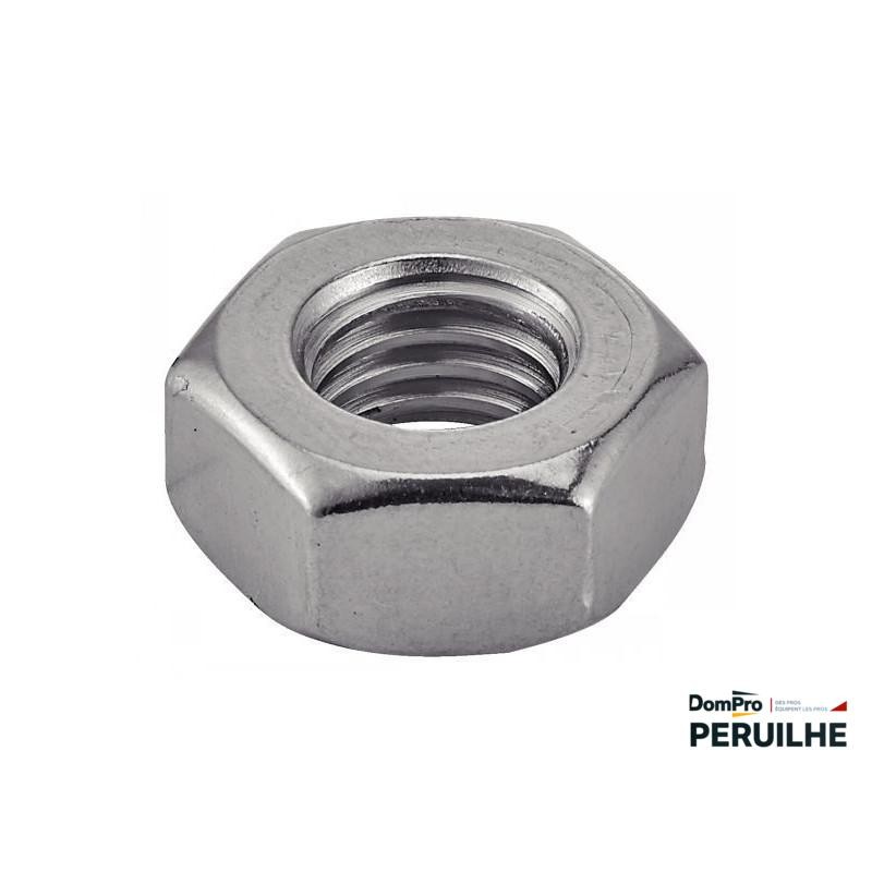Écrou inox A2 M4 DIN 934 - Boîte 200 | Peruilhe
