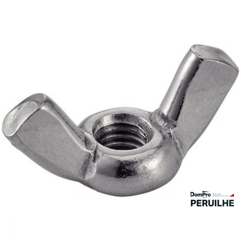 Écrou oreille inox M12 prix au cent | Peruilhe
