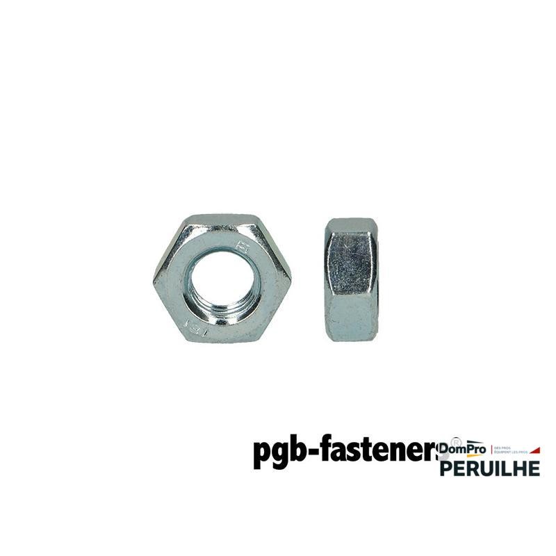 Écrous hexagonaux acier 8.8 M10 zingué | Peruilhe