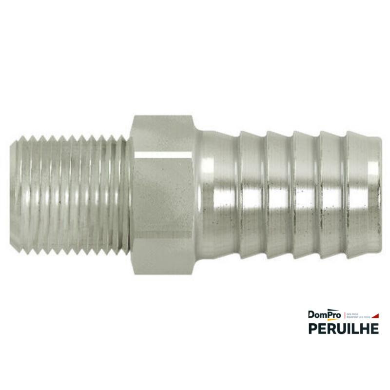 Embout cannelé F12/17 tuyau 10 | Peruilhe