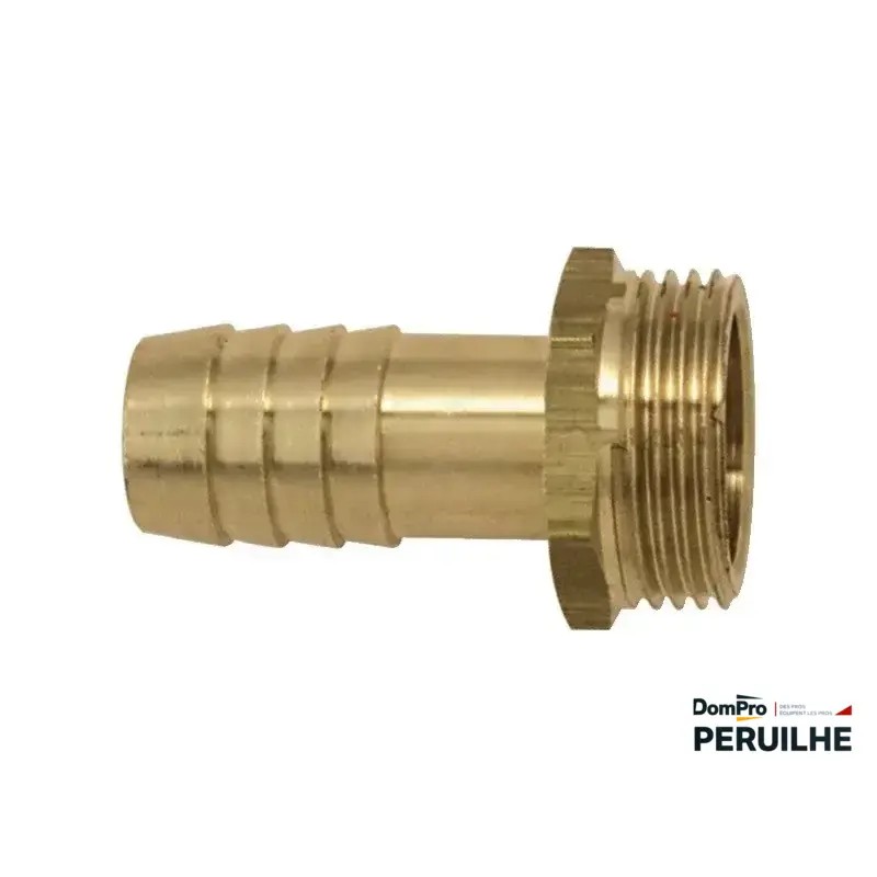 Embout cannelé mâle 15/21 laiton 15 mm | Peruilhe