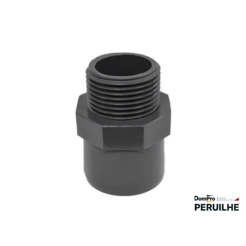 Embout PVC pression fileté 26x34 Peruilhe