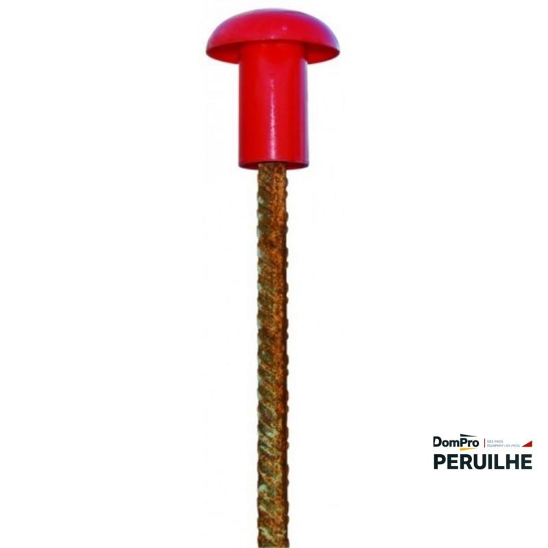 Embout de sécurité rouge sac 25 - Peruilhe