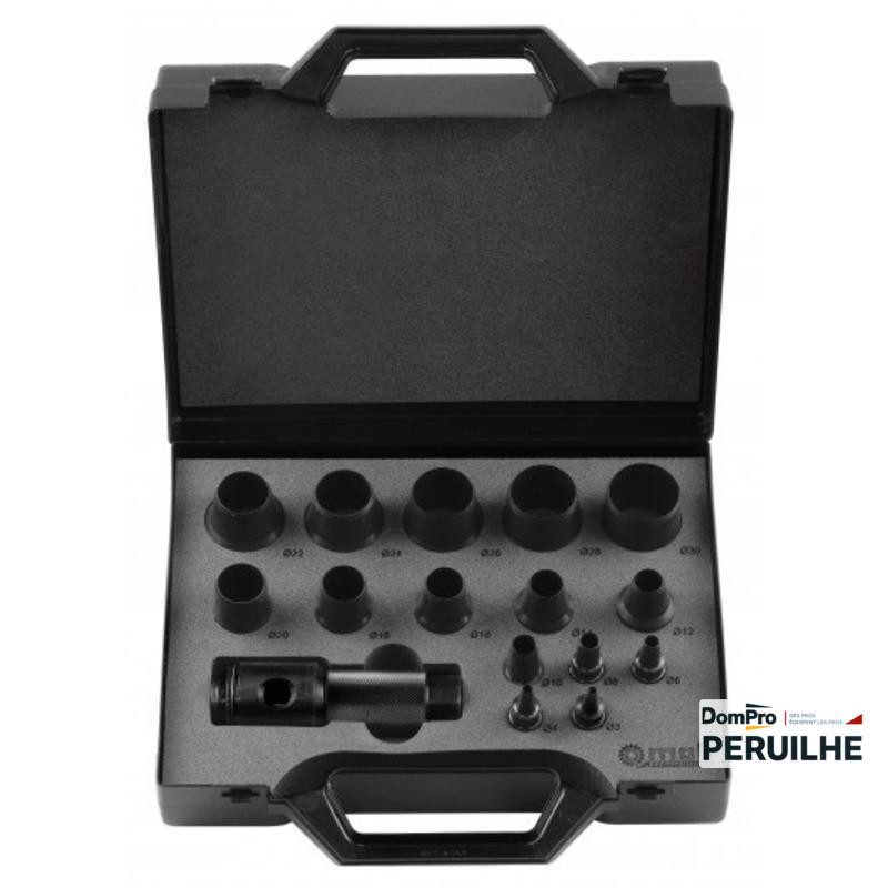 Emporte-pièce 3 à 30 mm coffret métal | Peruilhe