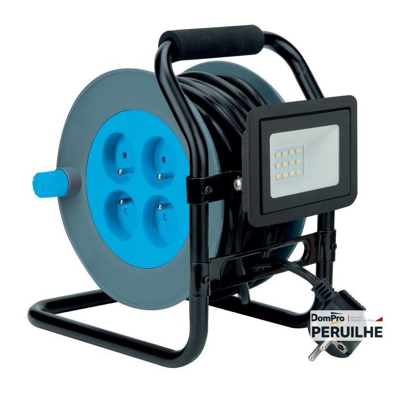 Enrouleur avec projecteur LED 15m H05 3G1.5 | Peruilhe