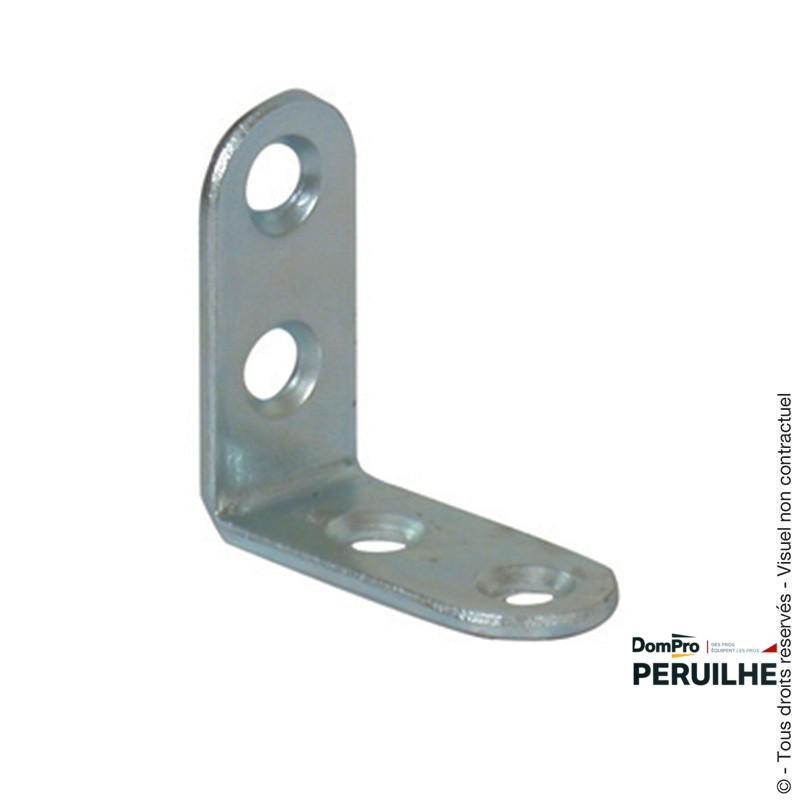 Équerre de chaise acier zingué 80 mm | Peruilhe