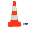 Cône de chantier 50 cm PVC orange Peruilhe