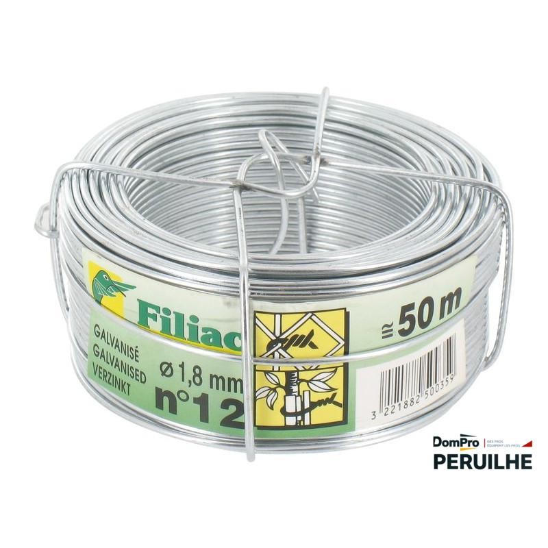 Fil galvanisé Ø1,8 mm 100 m | Peruilhe