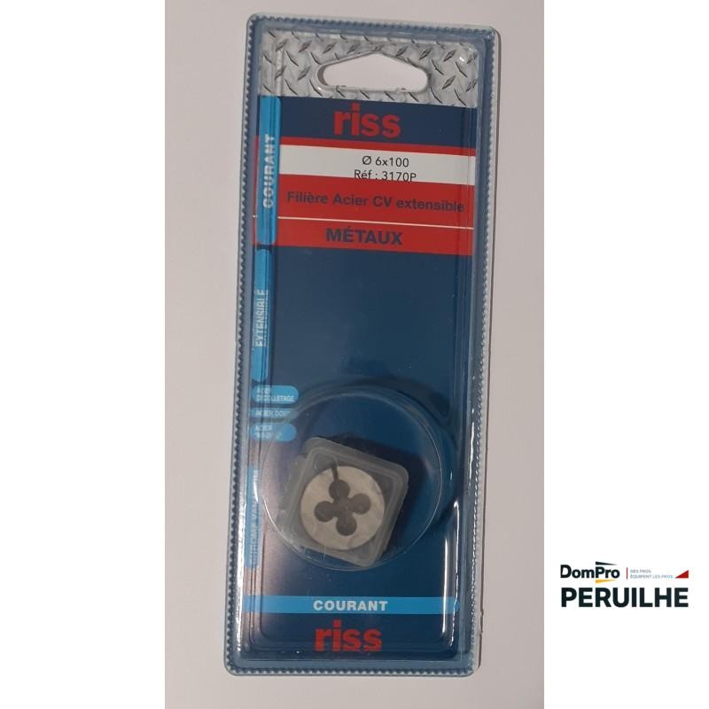 Filière extensible acier CV Ø6x100 mm | Peruilhe