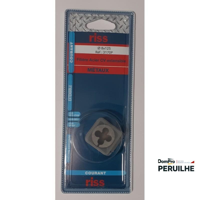 Filière ronde extensible M8x125mm Peruilhe