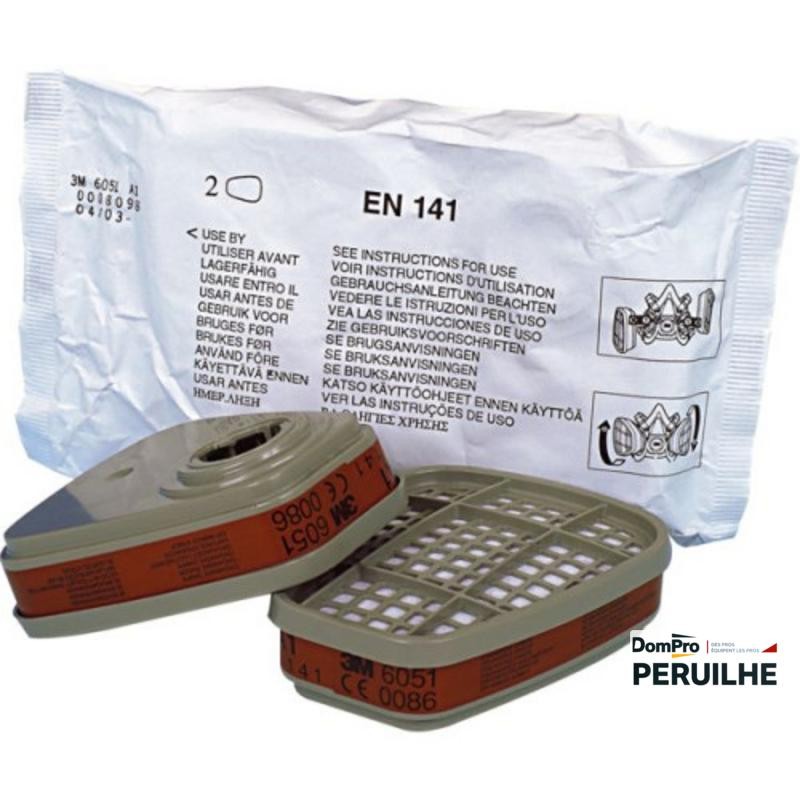 Filtre ABEK2P3 P3 pour demi-masque 3M | Peruilhe