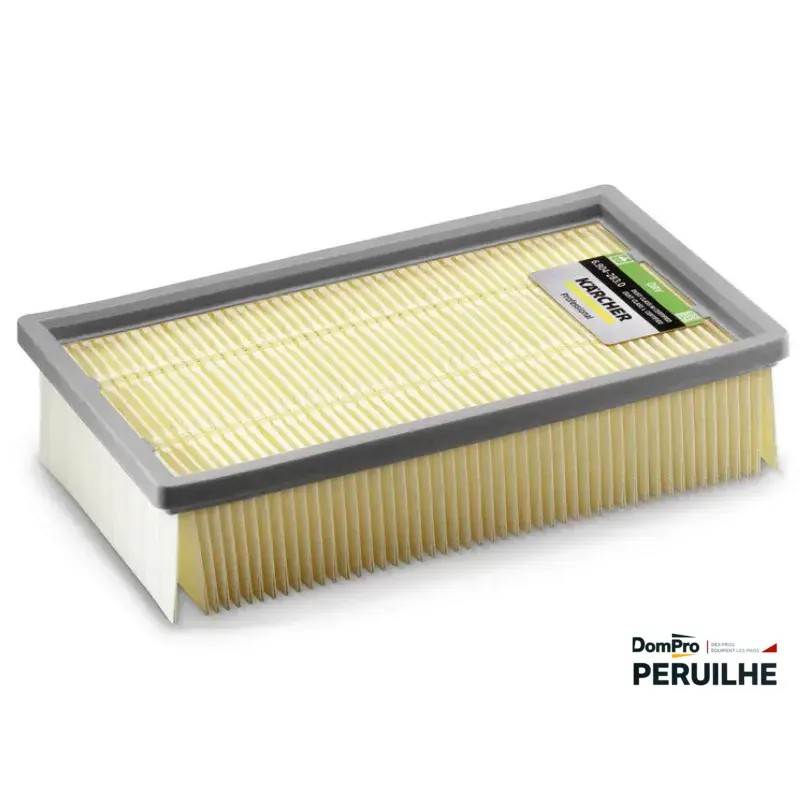 Filtre plissé plat pour aspirateur Karcher | Peruilhe