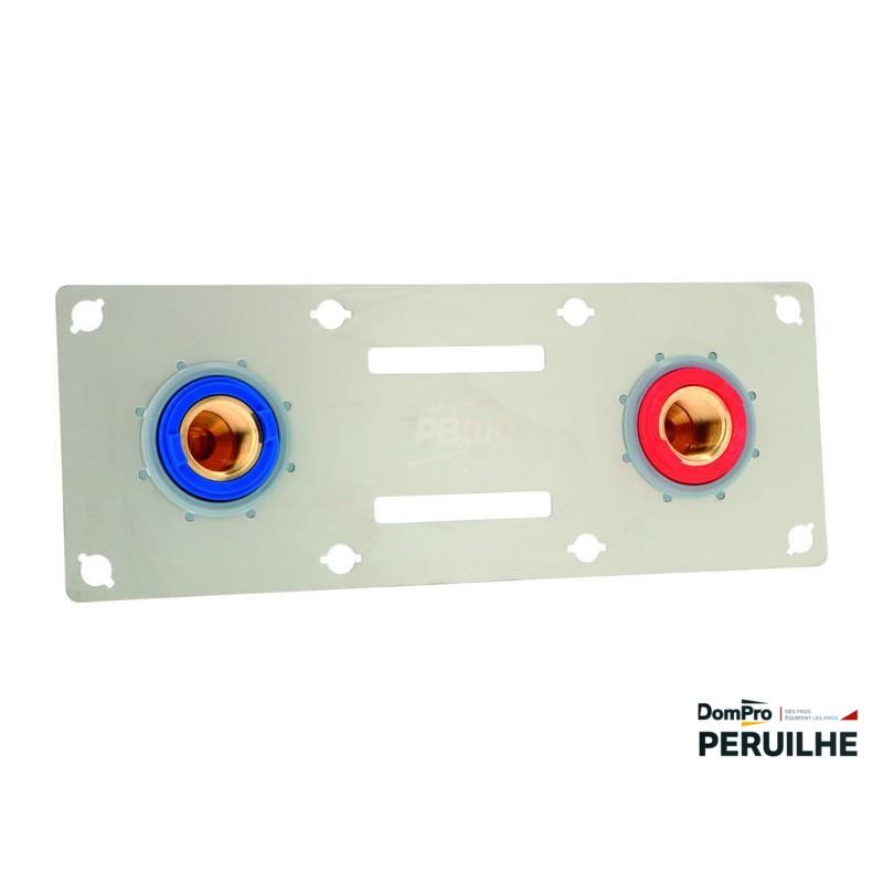 Kit fixation sortie cloison 16 mm à sertir | Peruilhe