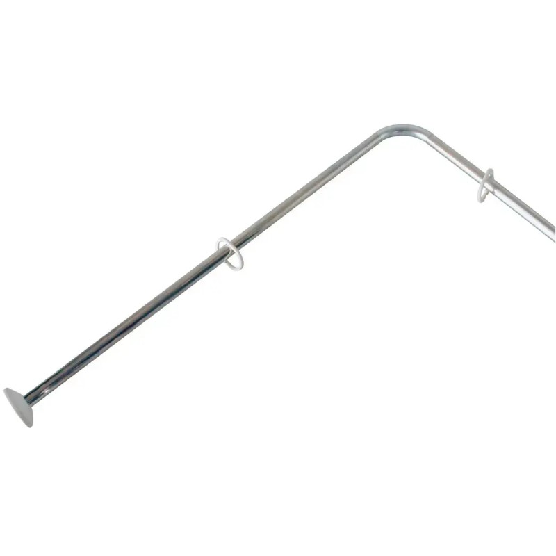 Porte-rideau d'angle 90° 800x800 mm | Peruilhe