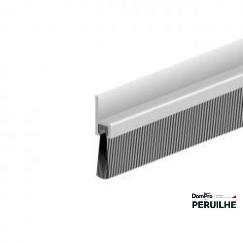 Bas de porte PVC brosse 25 mm L.100 cm | Peruilhe