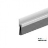Bas de porte PVC brosse 25 mm L.100 cm | Peruilhe