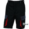 Bermuda D-MACH noir et rouge XL | Peruilhe