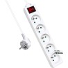 Electraline multiprise 5 prises 16A blanc | Peruilhe