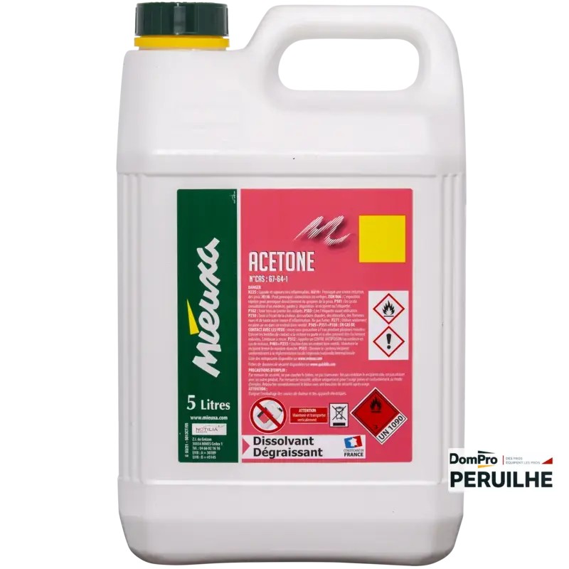Acétone professionnel 5L | Peruilhe