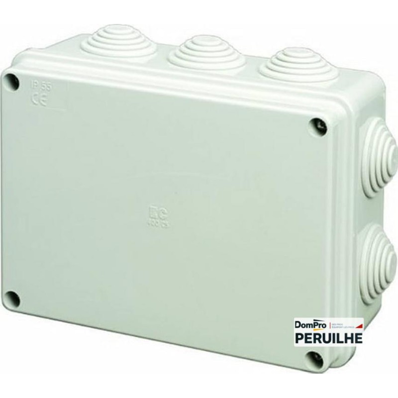 Electraline Box Line 10 Embouts Gradins 166x116x70mm | Perui