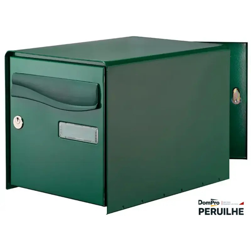 Boîte aux lettres double face vert NF | Peruilhe
