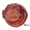 Boîte d'encastrement maçonnerie ronde 1 poste P.30mm | Perui