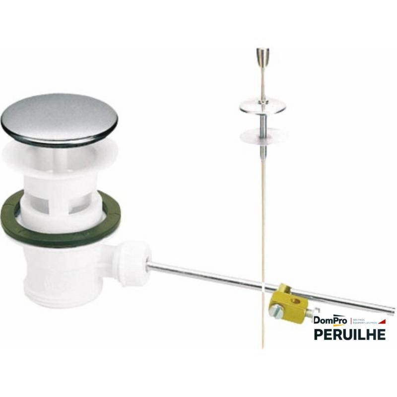 Bonde lavabo PVC sans tirette | Peruilhe