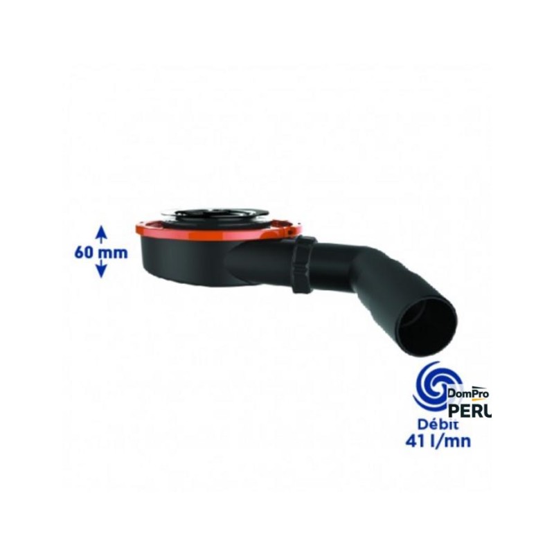 Bonde extra-plate receveur Ø90 mm Flush 44 | Peruilhe