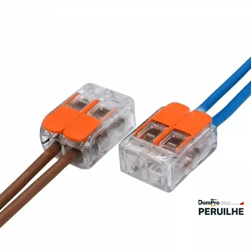 Borne de passage 2 conducteurs 4 mm² | Peruilhe