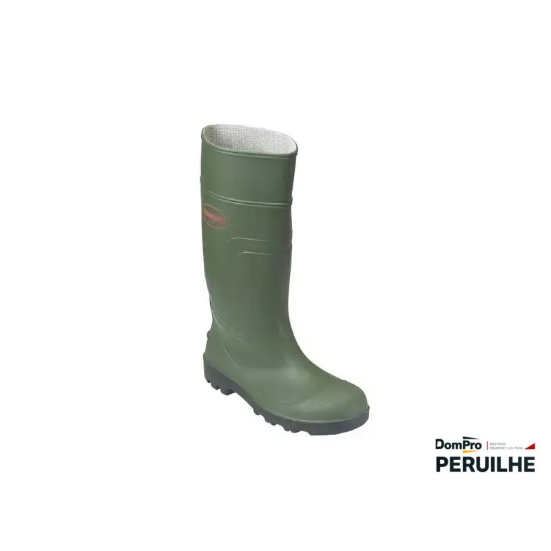 Bottes sécurité PVC vert pointure 41 | Peruilhe
