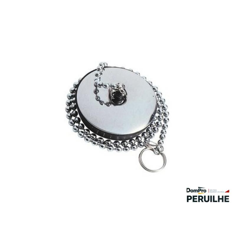 Bouchon vidage avec chaînette 52-55 mm | Peruilhe