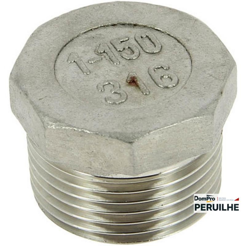 Bouchon femelle BSPT inox 316 3/8" | Peruilhe