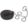Bouchon PVC vidage 60-65 mm avec chaînette | Peruilhe