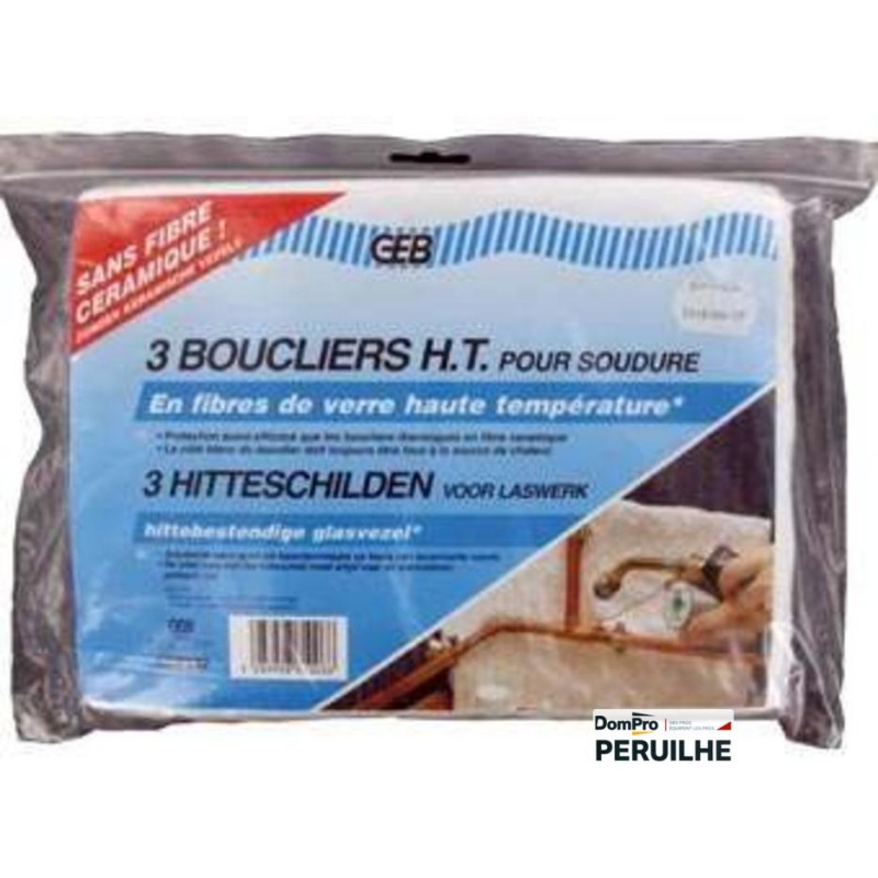 Lot 3 boucliers thermiques soudure | Peruilhe
