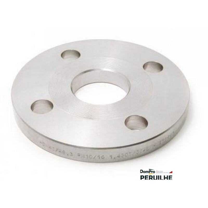 Bride plate à souder inox PN10/40 | Peruilhe