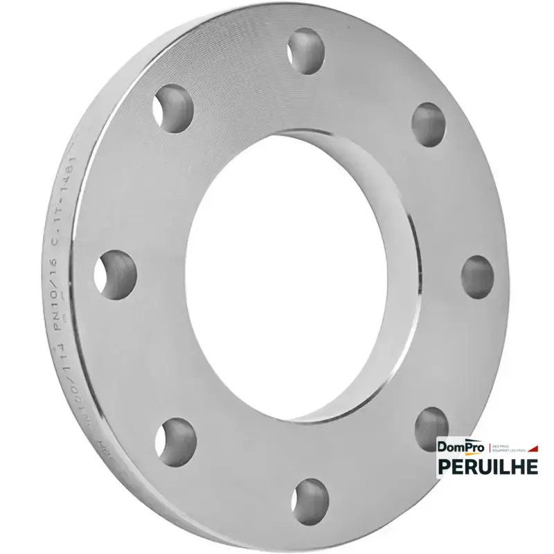 Bride plate à souder type 01A inox PN10/40 | Peruilhe