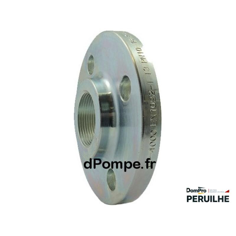 Bride taraudée acier S235JR DN15 PN40 | Peruilhe