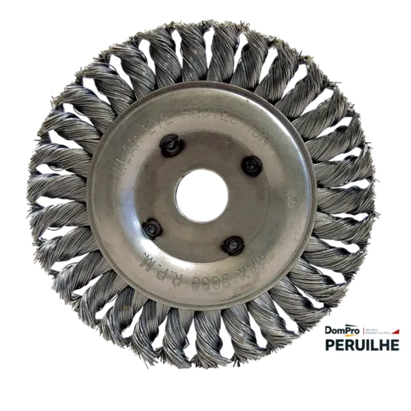 Brosse plate torsadée Ø178 mm | Peruilhe