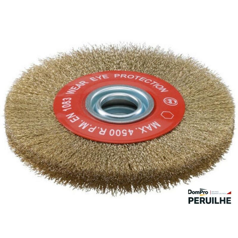 Brosse métal laiton 150x20x32 | Peruilhe