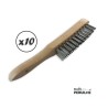 Brosse à main inox Ø0,30 mm 4 rangs | Peruilhe